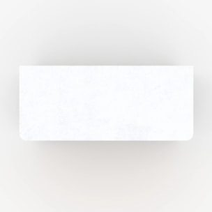 Petit buffet en béton blanc cassé et bois d'acacia - Tierra