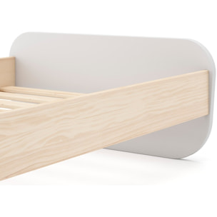Lit enfant avec tête de lit en bois - ELISE