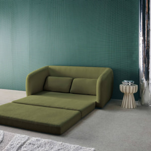 Canapé convertible 2 places tissu chenille  TWIST