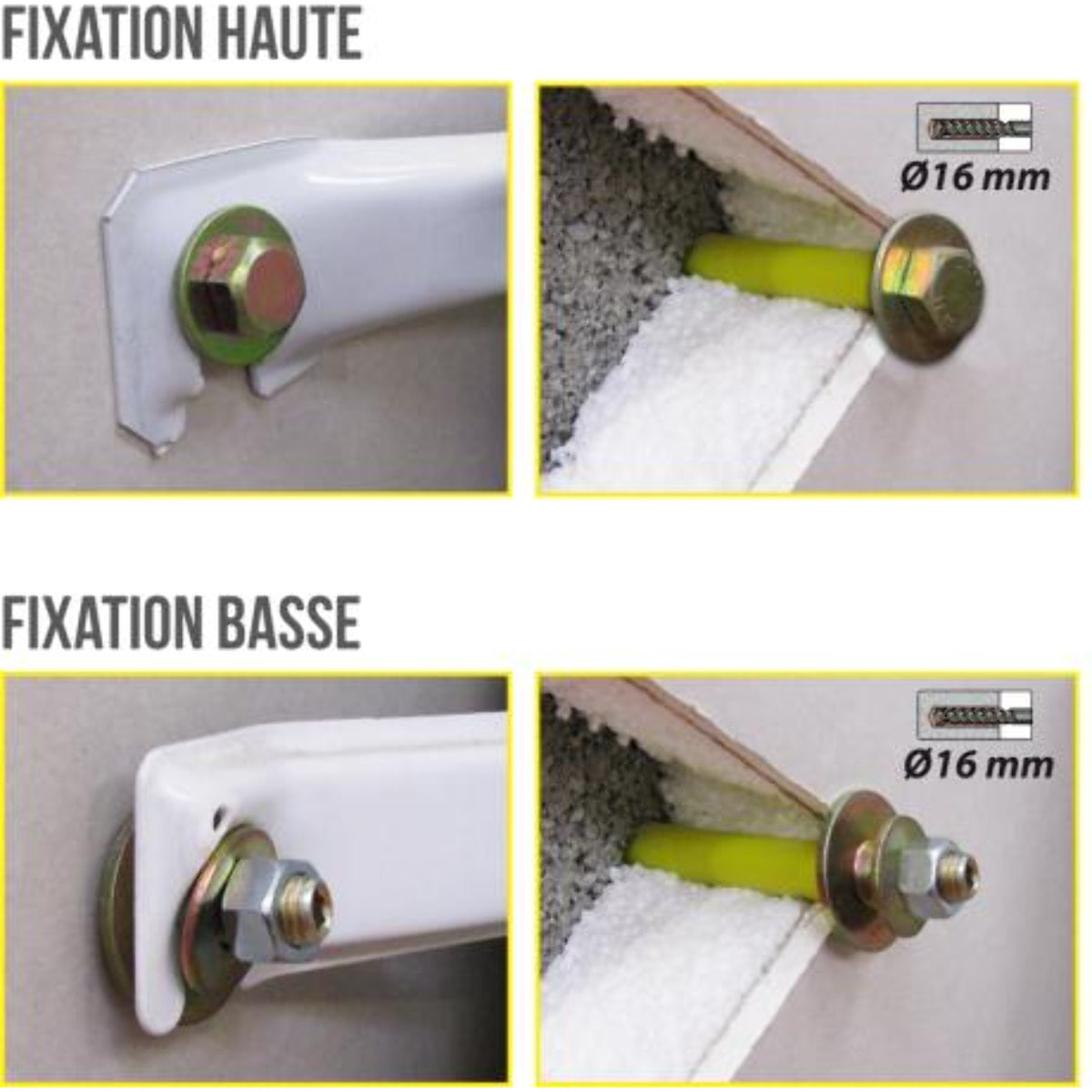 Kit Plak-Plâtre ING FIXATION pour chauffe-eau - A150080