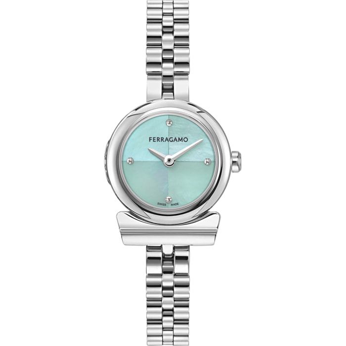 Ferragamo Quartz 2 Hands Watch Kk-Gancino