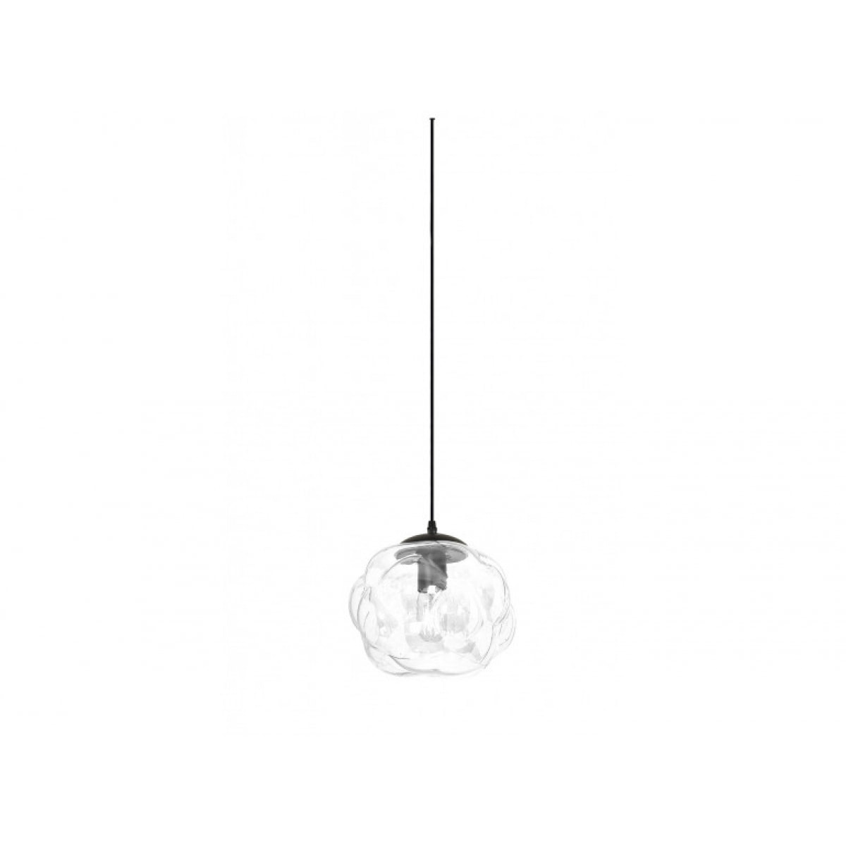 Suspension en verre opale transparent – CHAMPI