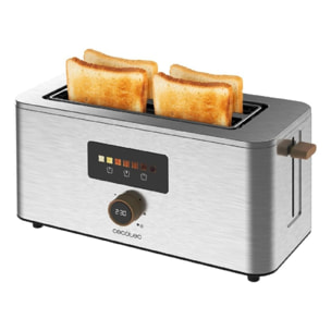 Cecotec Tostapane verticali Tostapane Touch&Toast Extra Double