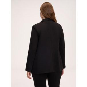 Fiorella Rubino - Blazer in Punto Milano - Nero