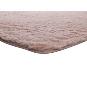 ALPACA Alfombra shaggy lisa en color maquillaje, varias medidas disponibles
