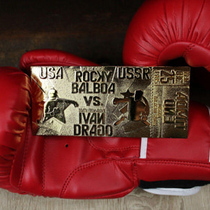 Rocky 4 Replica Biglietto Rocky Balboa vs Ivan Drago (Placcato in Oro) Fanattik