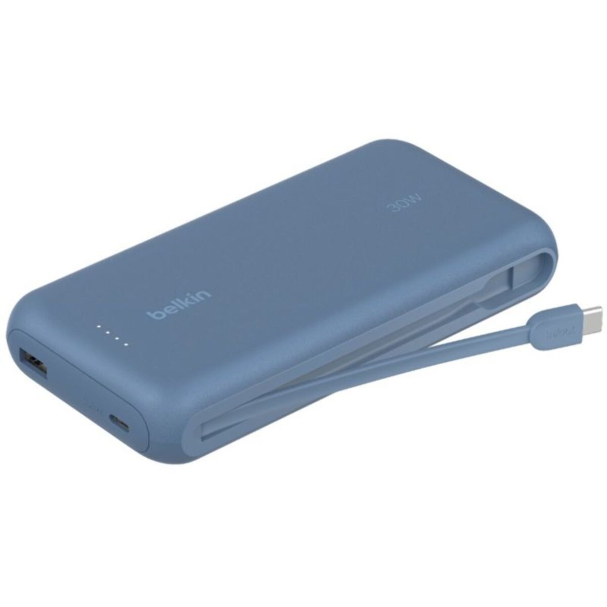 Batterie externe BELKIN 20000 mAh avec cable USB-C intégre bleu