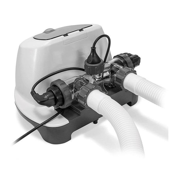 Intex Generatore Salino di Cloro Krystal Clear, per piscine con massimo 8327 L, Flusso di Sistema 1136-3785 L/h