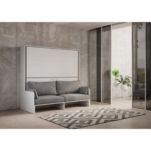 Litera abatible horizontal Kando Sofà Fresno Blanco -ALESSIA 20