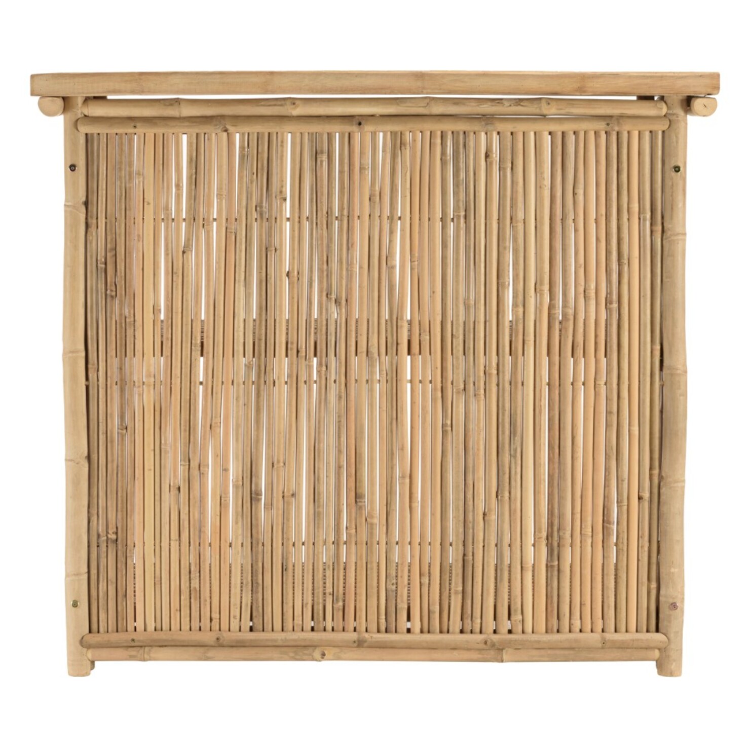 VITAL - 1 bar + 2 tabourets avec dossier bambou