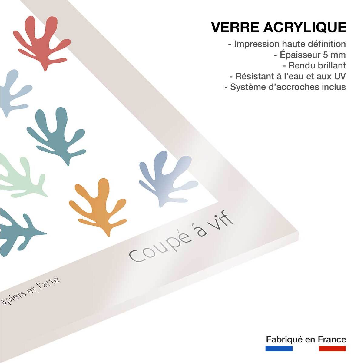 Tableau papiers et l'arte Tableau plexiglas