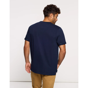 Camiseta Manga Corta Azul Marino - Mazer