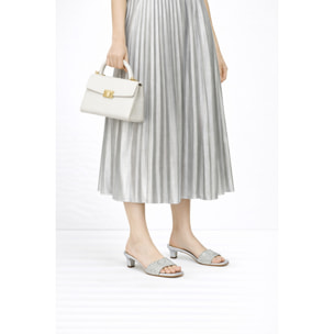 Ciabatta intreccio - tacco 3,5 cm