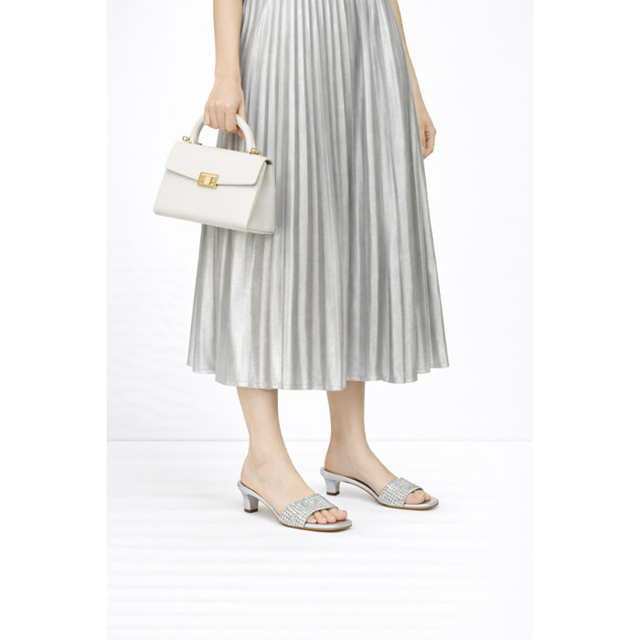 Ciabatta intreccio - tacco 3,5 cm