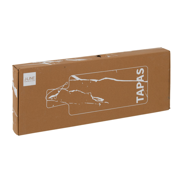 J-Line planche à fromage - noir/or - large