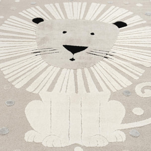 Tapis enfant Lion beige Cure