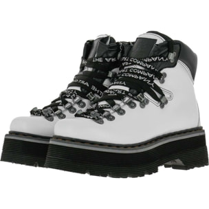 Botines 0910 CITY WHITE-BLACK/ ART ALPINE color White-black