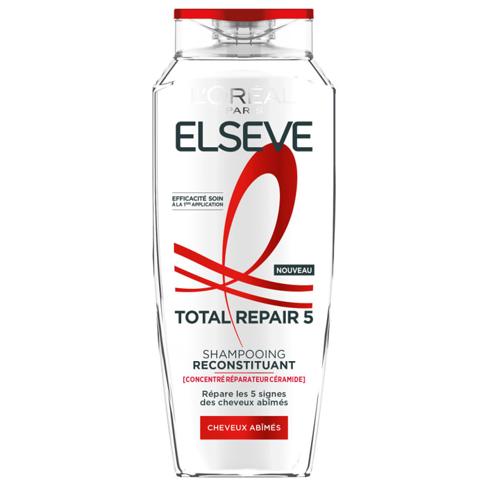 Lot de 12 - L'Oréal Paris Elseve Total Repair 5 Shampooing Reconstituant 300ml