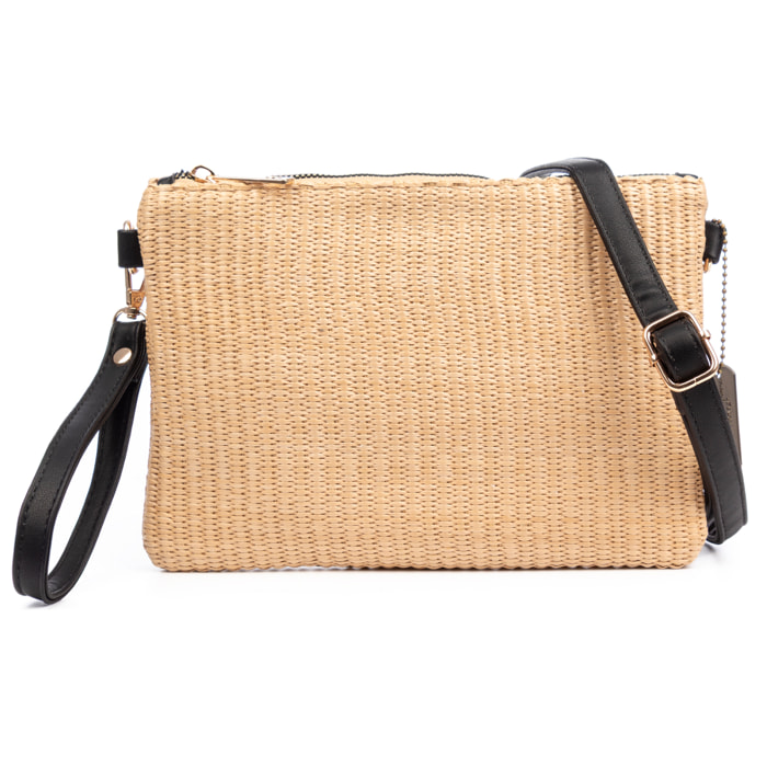 Bellano Borsa a tracolla Donna. Tessuto in cotone pelle sintetica PU.