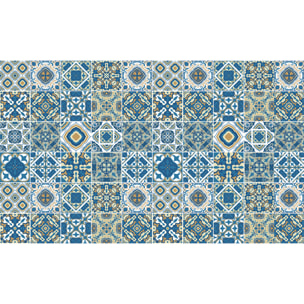Stickers muraux - Sticker Mural Carrelage adhésif Cuisine Salle de Bain - 60 STICKERS CARRELAGES AZULEJOS LIDO