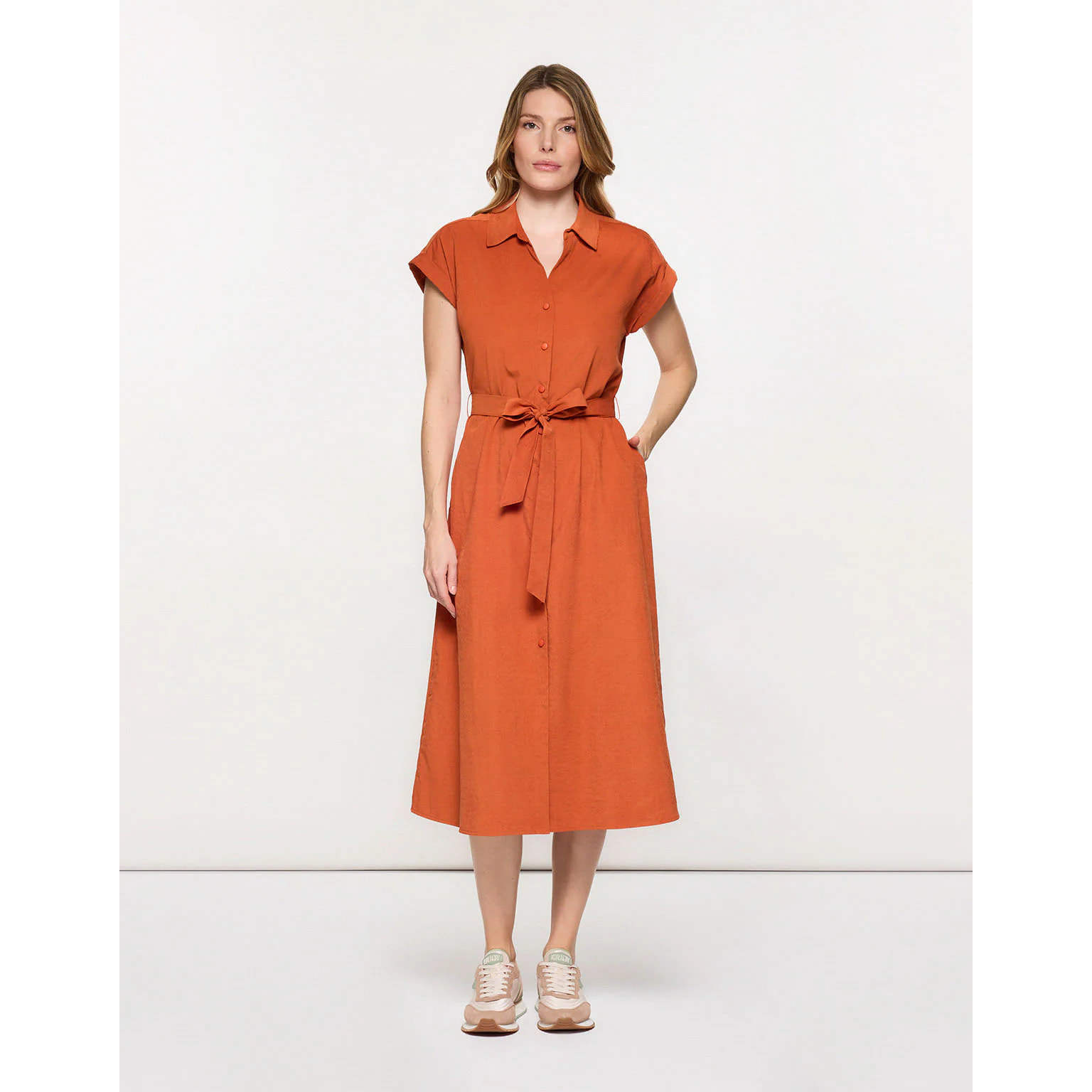 Vestido Midi Naranja - Veronique II