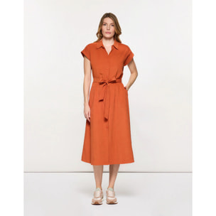 Vestido Midi Naranja - Veronique II