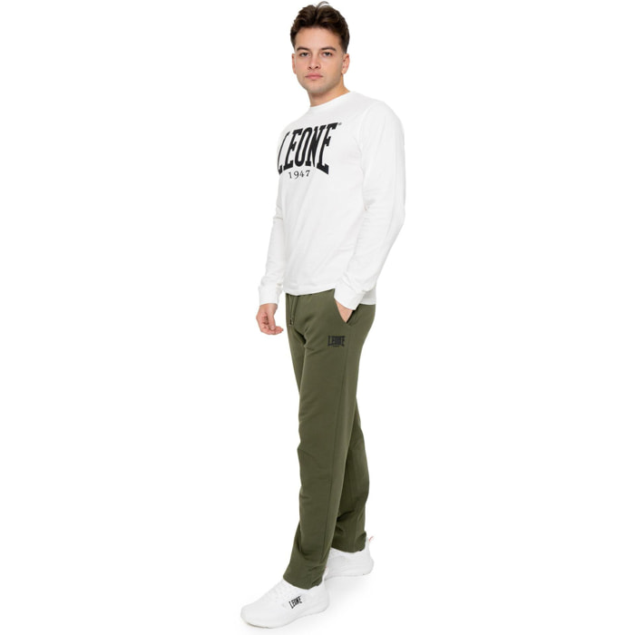 Pantalone sportivo invernale da uomo senza polsino con logo piccolo "Basic"