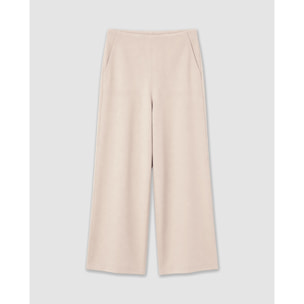 Set chaleco pantalón angorina beige