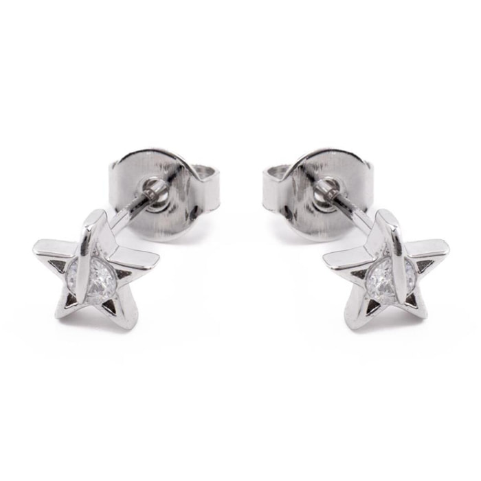 Pendientes Lux by Lux acabados plata