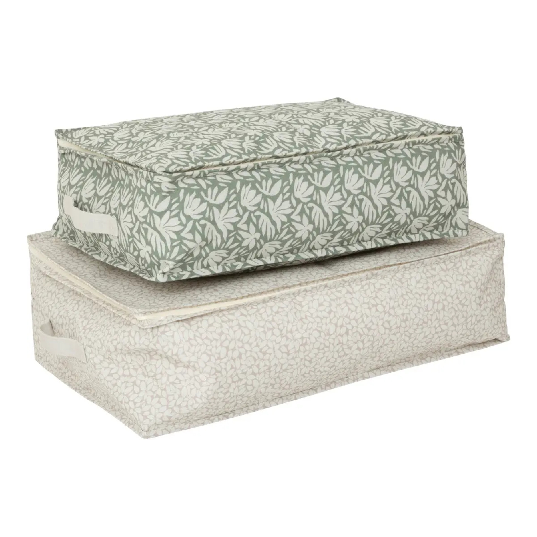 Lot de 2 housses de rangement imprimées Florea