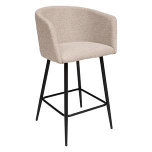 Fauteuil de bar Marlo beige