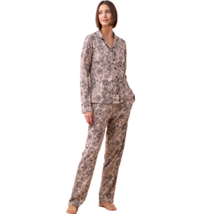 Pigiama donna caldo cotone taglio uomo articolo poule. Noidinotte