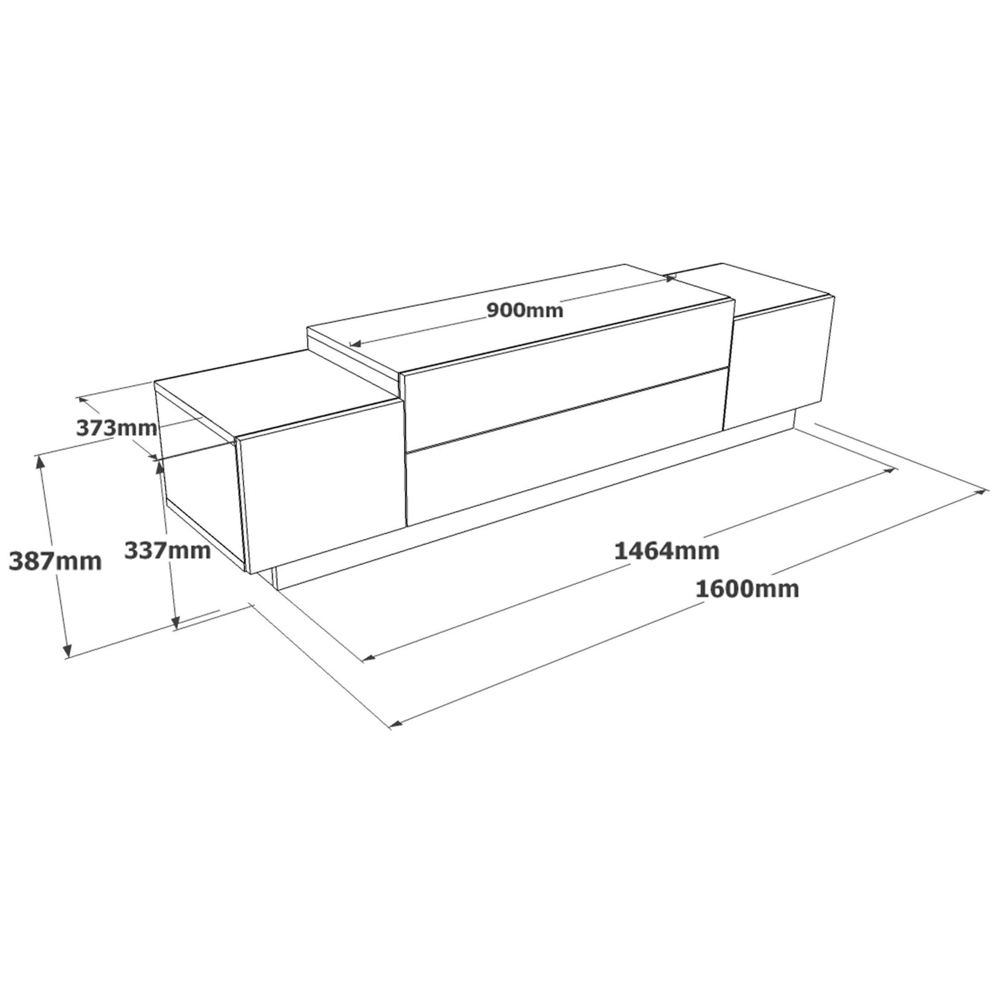 Mueble Tv Fonda 4 Puertas