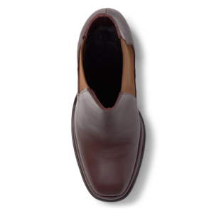 Botín de tacón Bimba en napa con cierre elástico