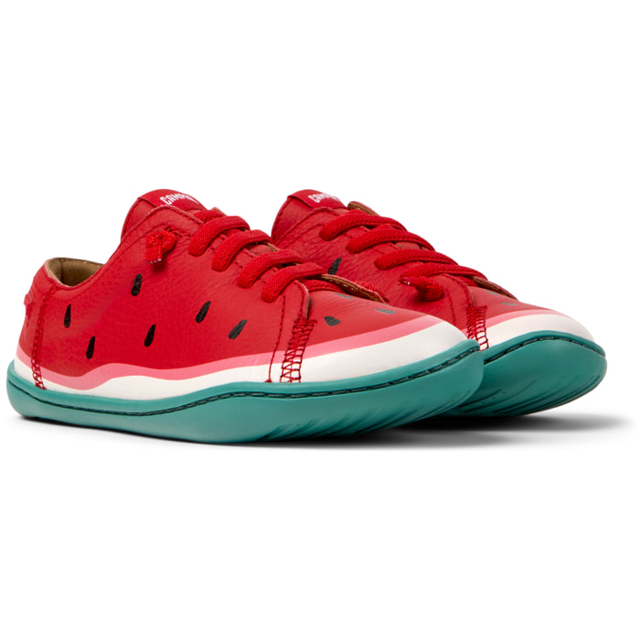 Zapatillas - CAMPER Peu Cami - Rojo - Cuero liso