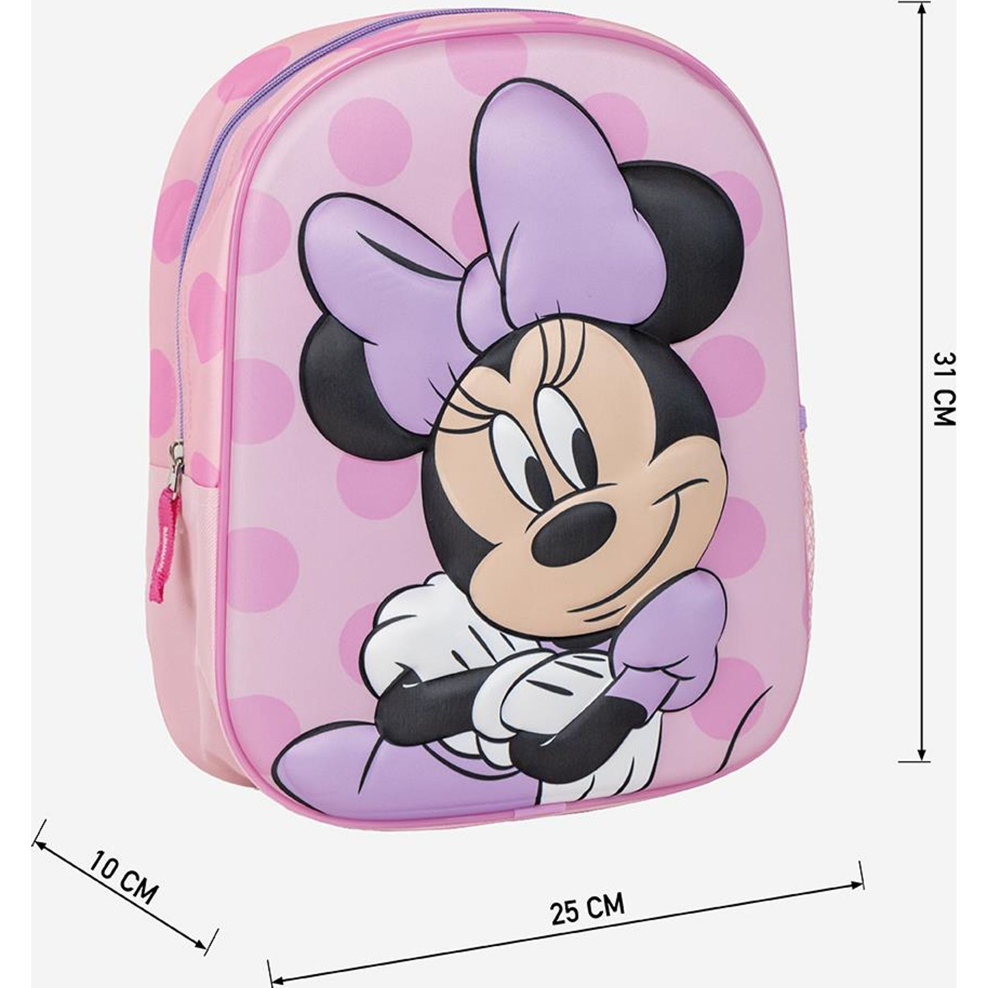 Mochila Infantil 3D Minnie