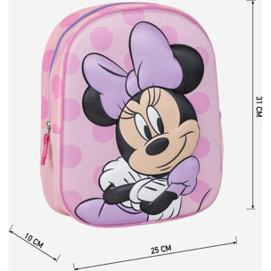 Mochila Infantil 3D Minnie