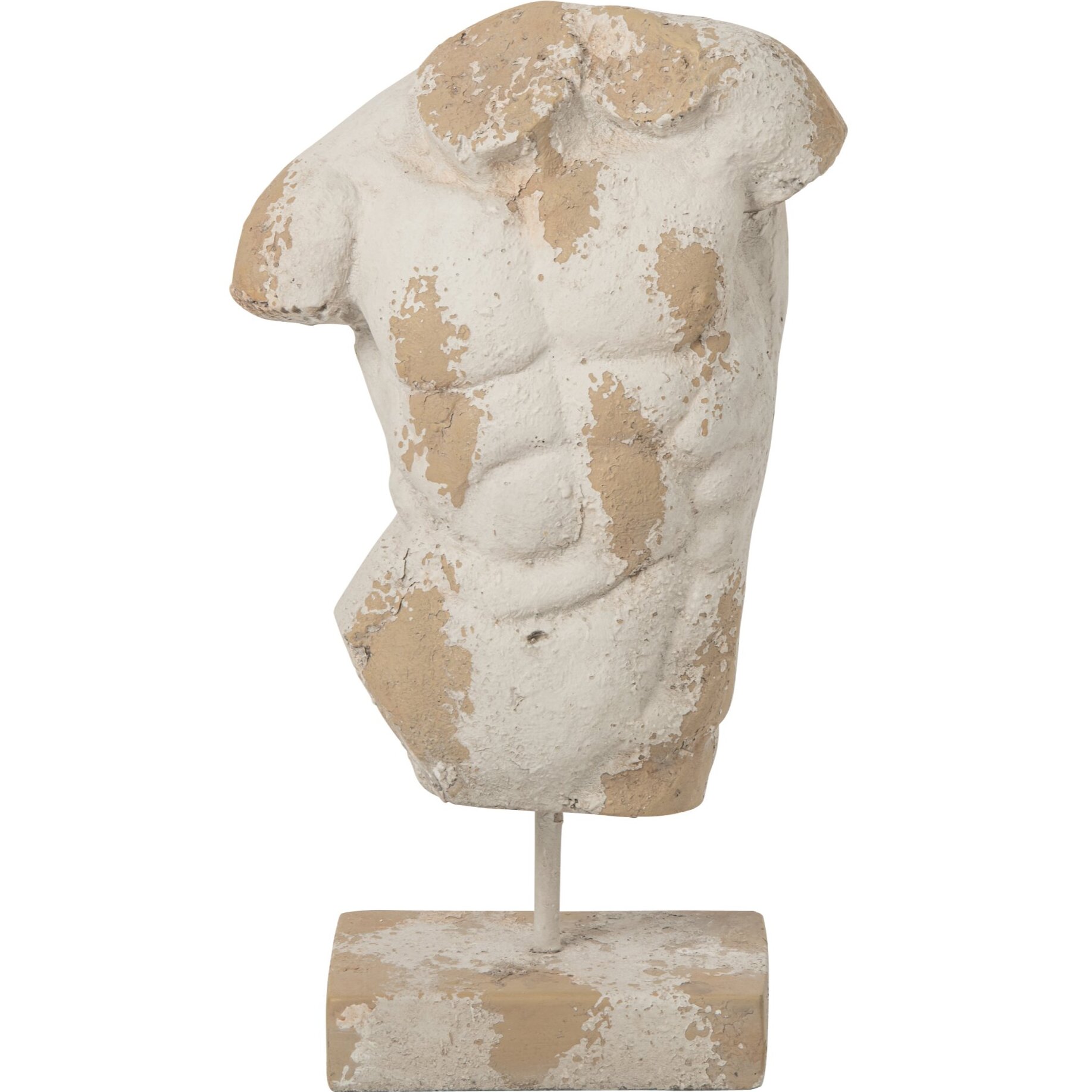 J-Line Hommes torse extérieur - magnésium - écru/beige