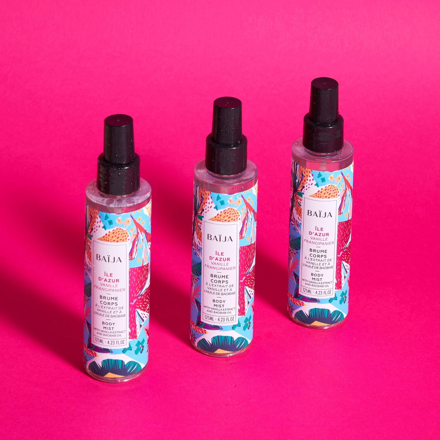Île d'Azur - Brume corps à l'extrait de vanille et d'huile de baobab 125 ml