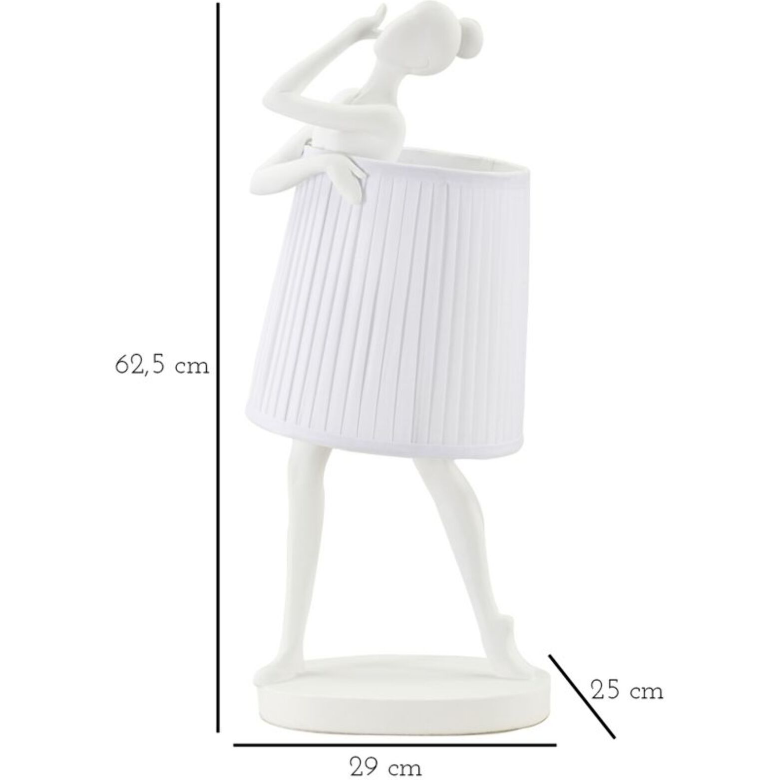 LAMPADA BALLET CM Ø 29X25X62,5