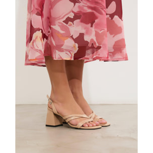 Sandalias de tacón Cloe 8 cm