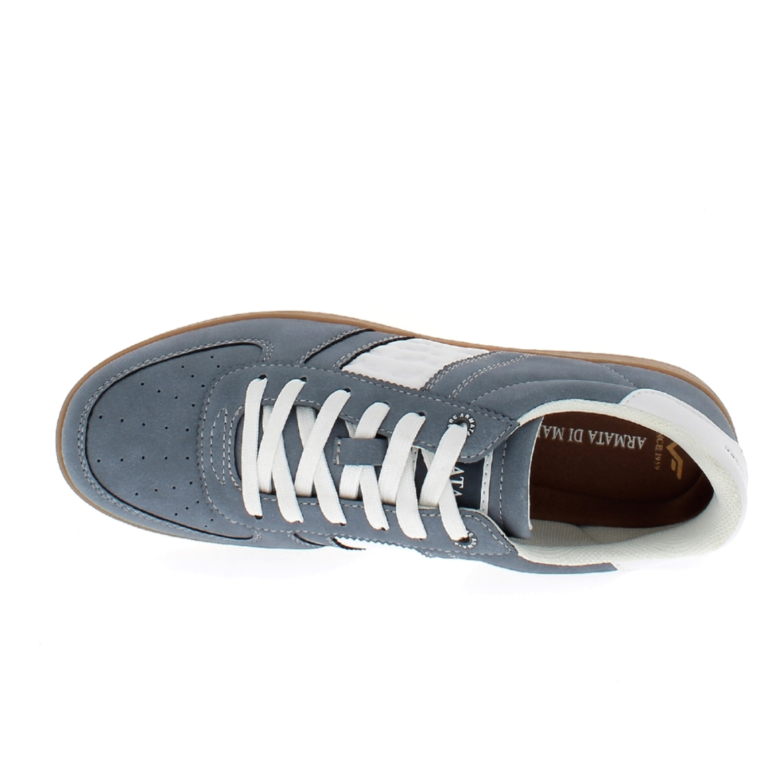 Armata di Mare Scarpe Uomo Sneakers Casual Stringate Basse con Soletta Rimovibile in Memory Foam AMU S25L711 Blue