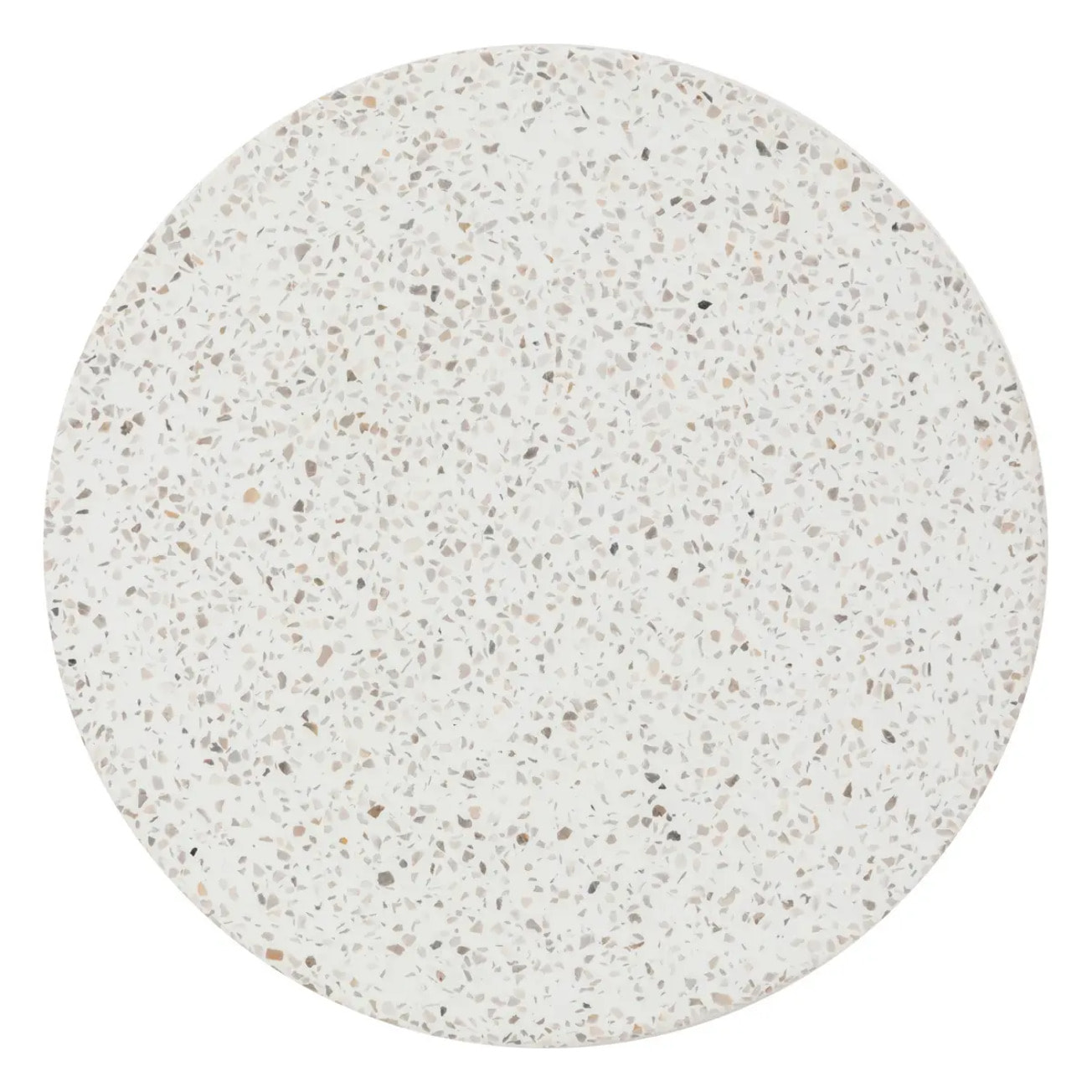 Table d'appoint de jardin "Timandra" D. 35 x H47cm en terrazzo