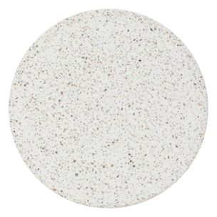 Table d'appoint de jardin "Timandra" D. 35 x H47cm en terrazzo