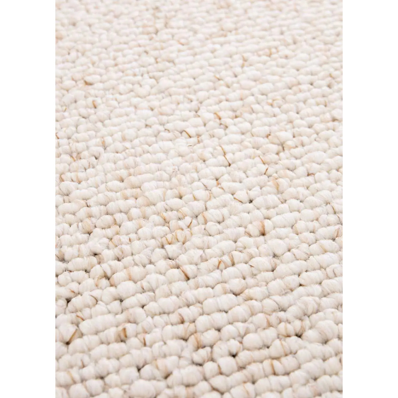 PETRA Alfombra lavable tejido en bucle en blanco, varias medidas disponibles.