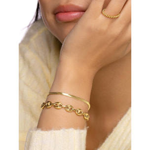 Pulsera Lisse S Baño Oro