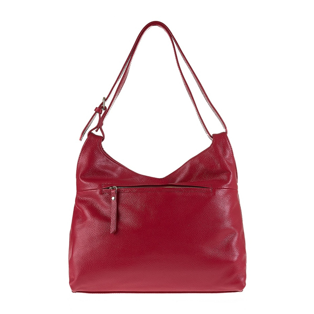 Borsa a spalla da donna Made in Italy - Modello Divina - 100% pelle - 36.0 x 31.0 x 12.0 cm