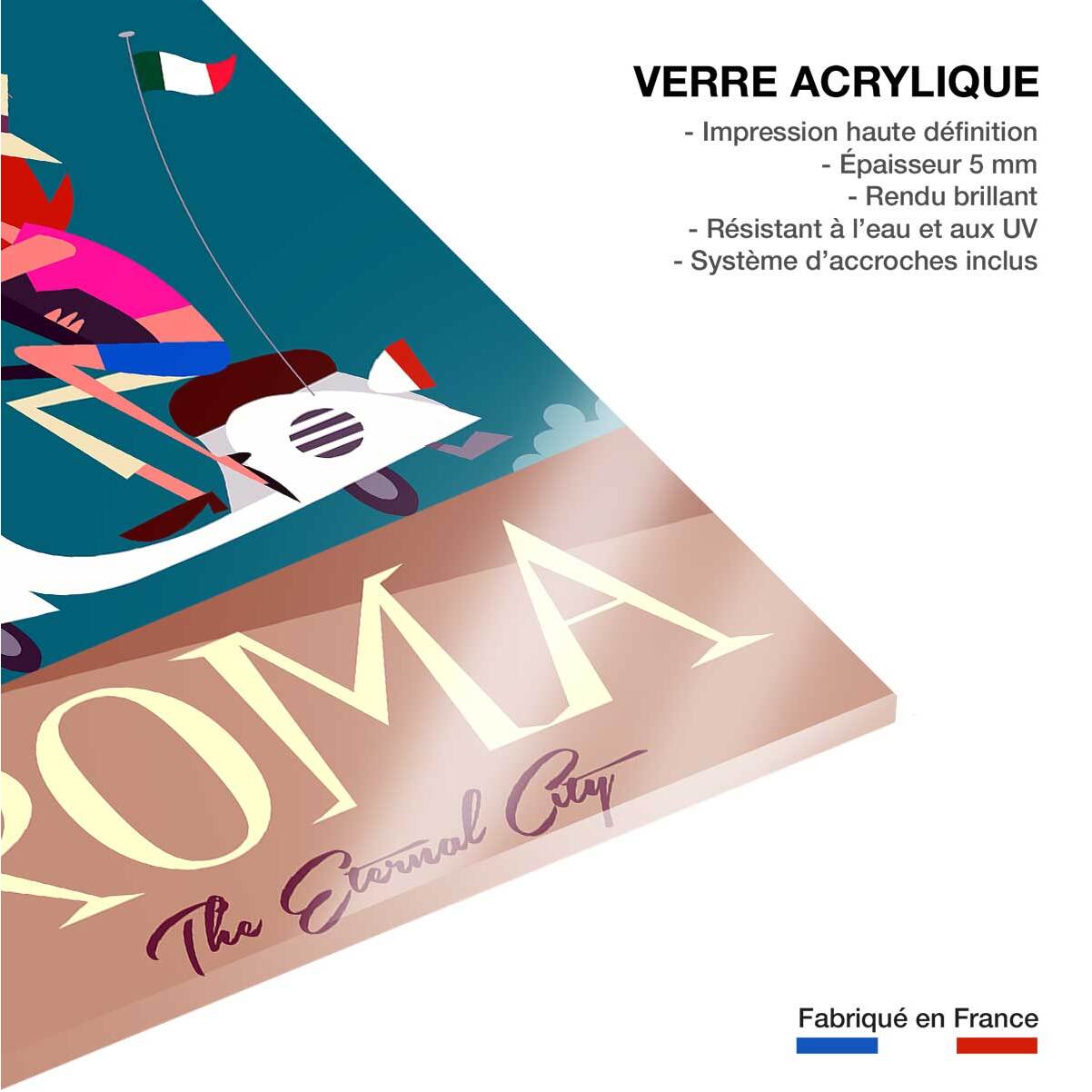 Tableau voyage en amoureux Tableau plexiglas