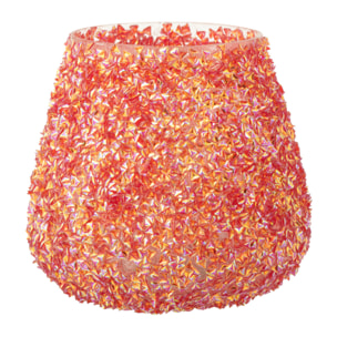 J-Line bougeoir - verre - orange - small