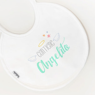 Babero Nacimiento Frase C Blanco Talla Uni
